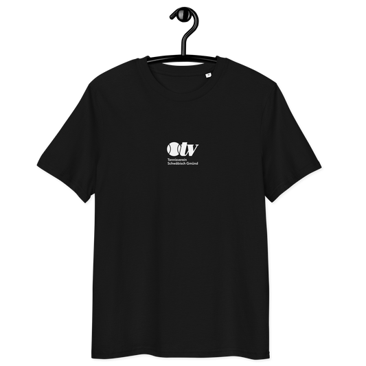 Unisex-Bio-Baumwoll-T-Shirt mit weißem TV-Logo | Druck