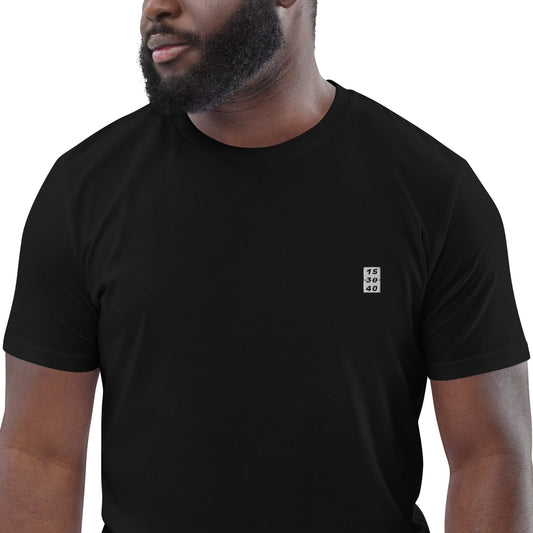 Unisex-Bio-Baumwoll-T-Shirt mit Logo Stickerei